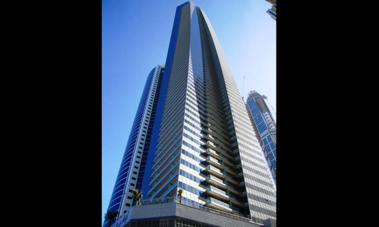 Rang 7 - Ocean Heights, Dubai: Der 310 Meter hohe Wohnturm besitzt 519 Wohnungen auf 82 Stockwerken. Auffallend ist vor allem das aussergewöhnliche Design des Turmes. (Bild: Michael Merola)