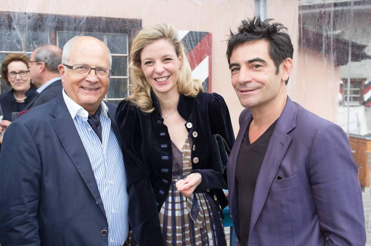 Christoph Klemm, Verwaltungsrat Kulm Hotel; Barbara Kälin Godat, Directrice Hotel Kulm; Schoscho Rufener, Eventmanager