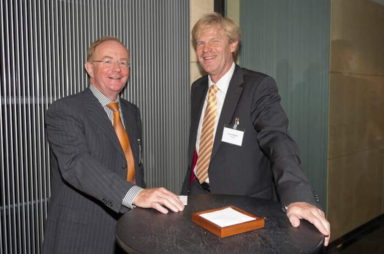 Andreas Wetter, Chairman Orange Communications SA; Guy Petignat, President Falu AG