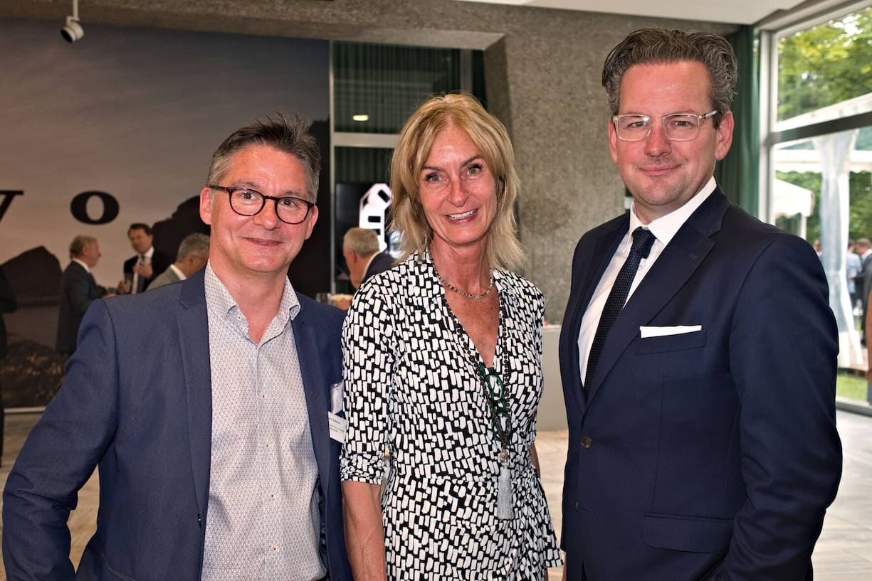Roland Schwarz, sfb Bildungszentrum für Technologie und Mangement; Hertha Baumann, Voxia communication; Michael Welti, REYL & Cie AG