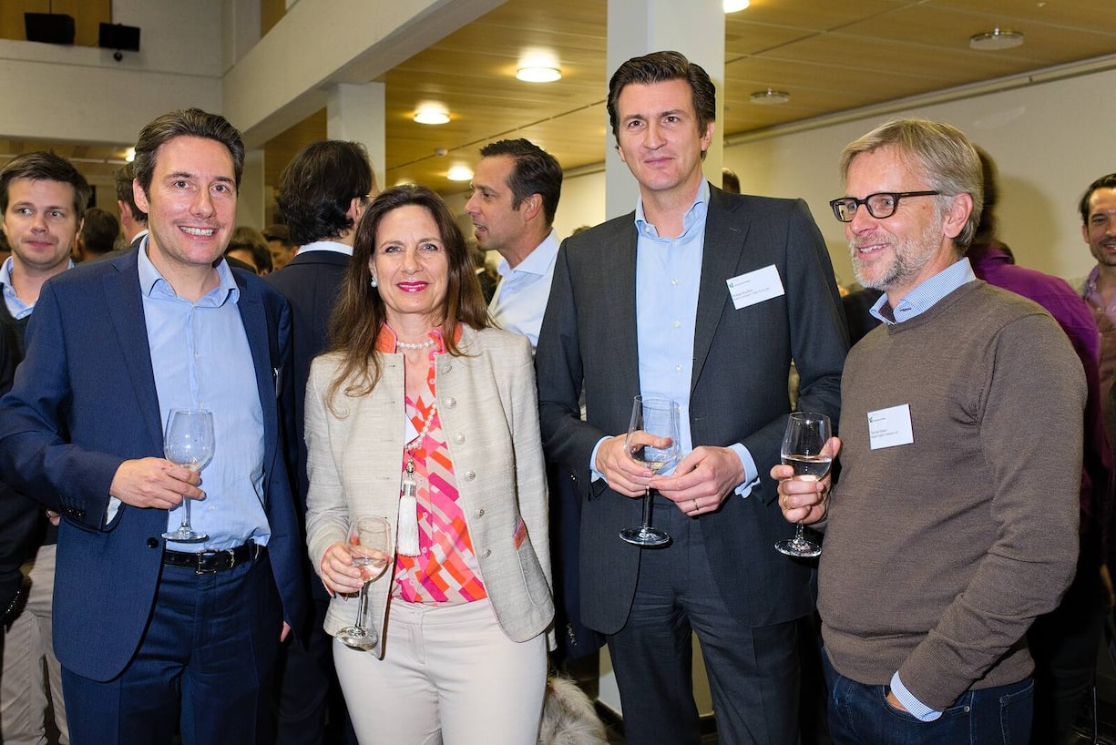 Fabrice Braun, Concreda AG; Catherine Blum, Sigma Lotus AG; Philipp Kudlich, Bank Lombard Odier & Co. Ltd.; Thomas Kaiser, Ringier Digital Ventures AG