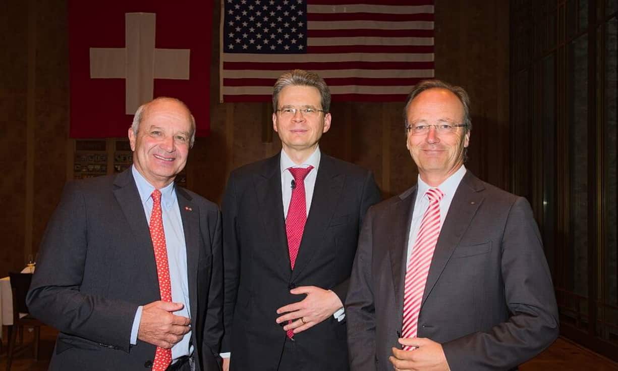 Martin Naville, AMCHAM;
Zeno Staub, Vontobel;
Markus R. Neuhaus, PwC