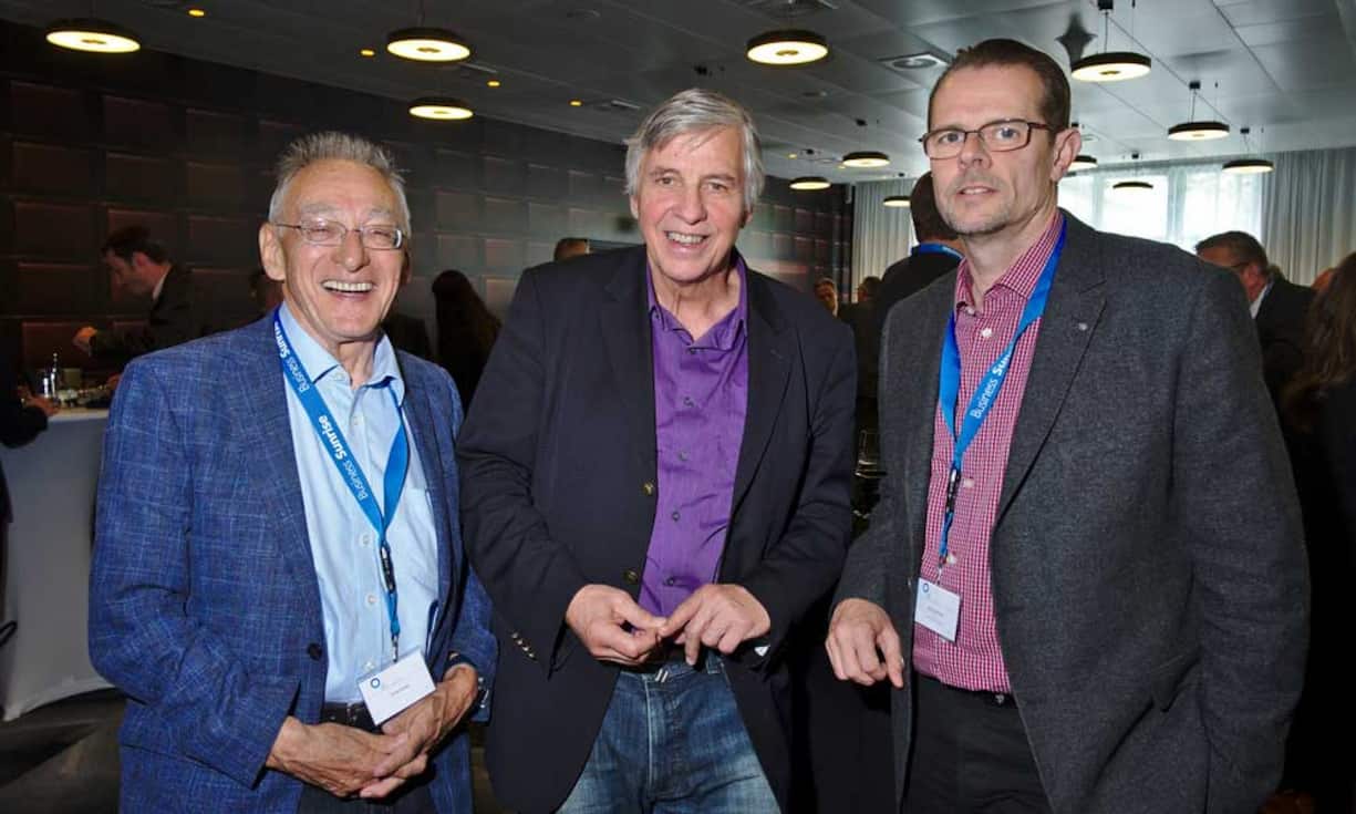 Fritz Sutter, Vorstand, asut;
Marc Furrer, Präsident, ComCom;
Alex Sollberger, CEO, swiss:smart:media gmbh