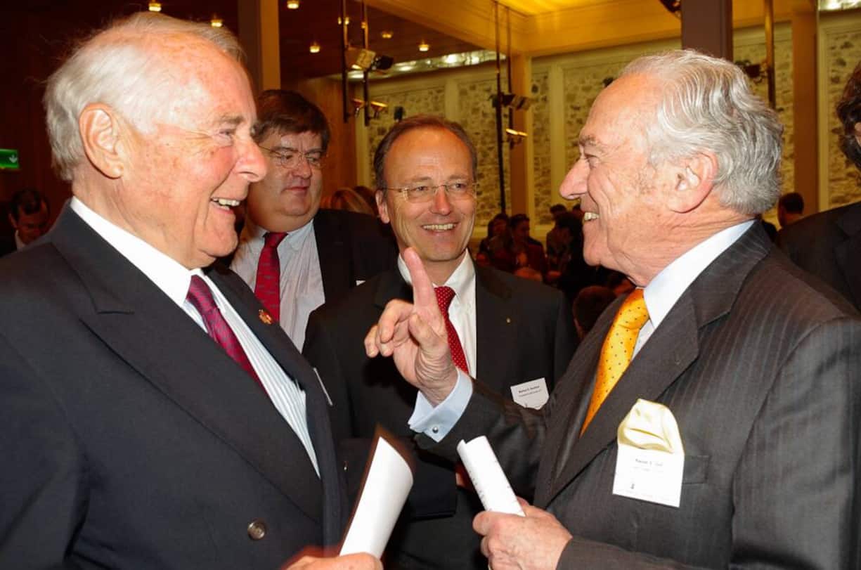 Egon P.S. Zehnder; Markus R. Neuhaus, Chairman Board of Directors, PricewaterhouseCoopers AG; Rainer E. Gut, Ehrenpräsident, Credit Suisse Group AG