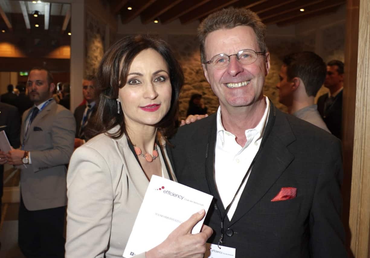 Régine Giroud, Geschäftsinhaberin, Régine Giroud AG Juwelen; Peter E. Brunner, Inhaber, Dr. Peter E. Brunner Rechtsanwalt