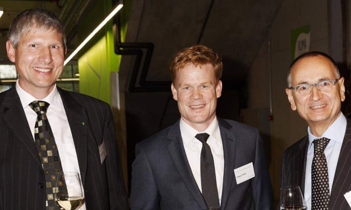 v.l.n.r. Stefan Stübi; Bereichsleiter Verkauf - Erdgas Zürich AG, Gregor Mueller; Director schilling partners ag, Guido Schilling; Managing Partner Guido Schilling AG