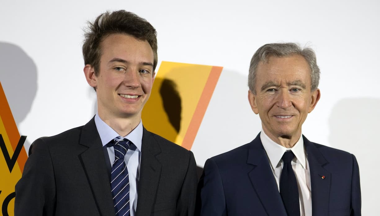 Frédéric Arnault und Bernard Arnault.