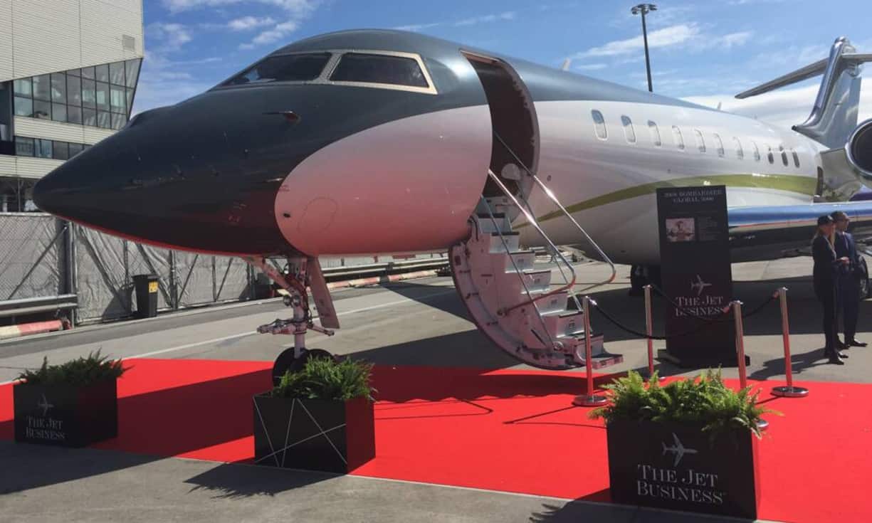 Selbst in der Welt der Businessjets sind die Boeings die absolute Ausnahme. Eine üblichere Grösse hat etwa die Bombardier Global 5000.