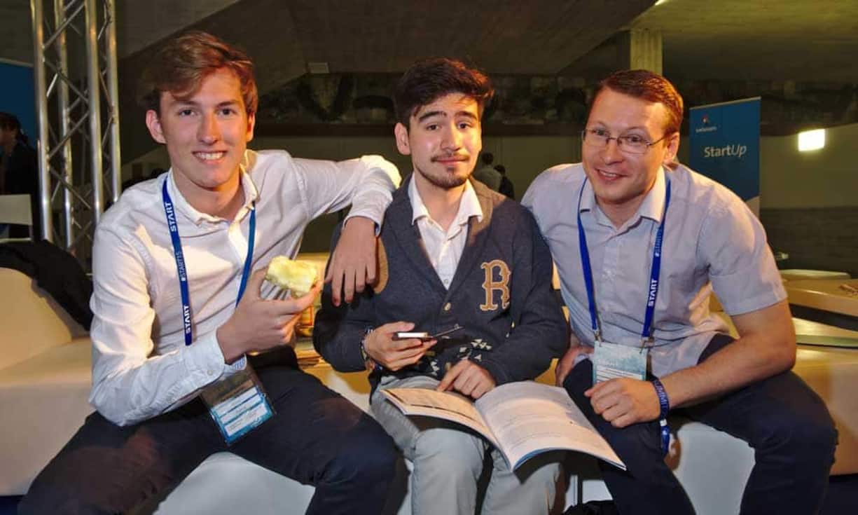 Joachim van Erps, Startup, Fly2Meet;
David Engelhardt, Marketing, Fly2Meet;
Artiom Kovnatsky, Student, Universität Lugano