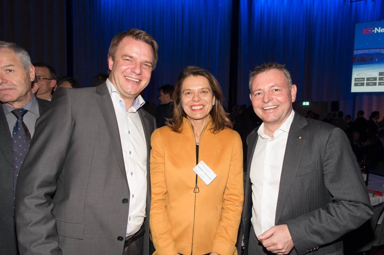 Johan Andsjö, CEO Orange; Franziska von Weissenfluh, VR Variant Bank; Thomas Sieber, VRP Orange