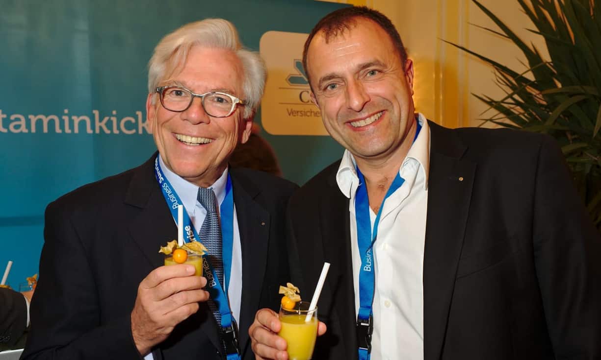 Edouard H. Viollier, VR-Präsident, Viollier AG;
Daniel Ebner, CEO, MediData AG