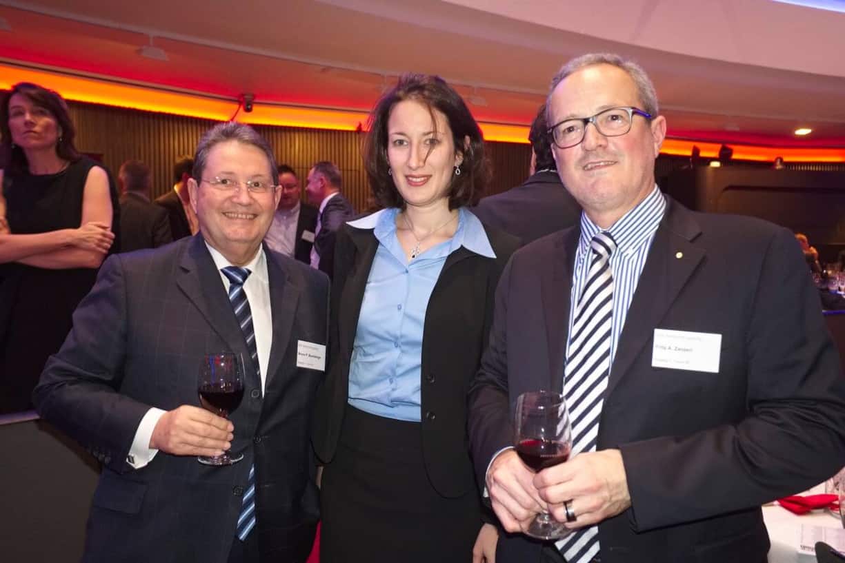 Bruno P. Baumberger, Leiter Geschäftsstelle, Swiss ICT; Kitty Rosenberg, Teamleader Sales Assistants, upc cablecom; Fritz A. Zanzerl, CIO, Kanton Luzern