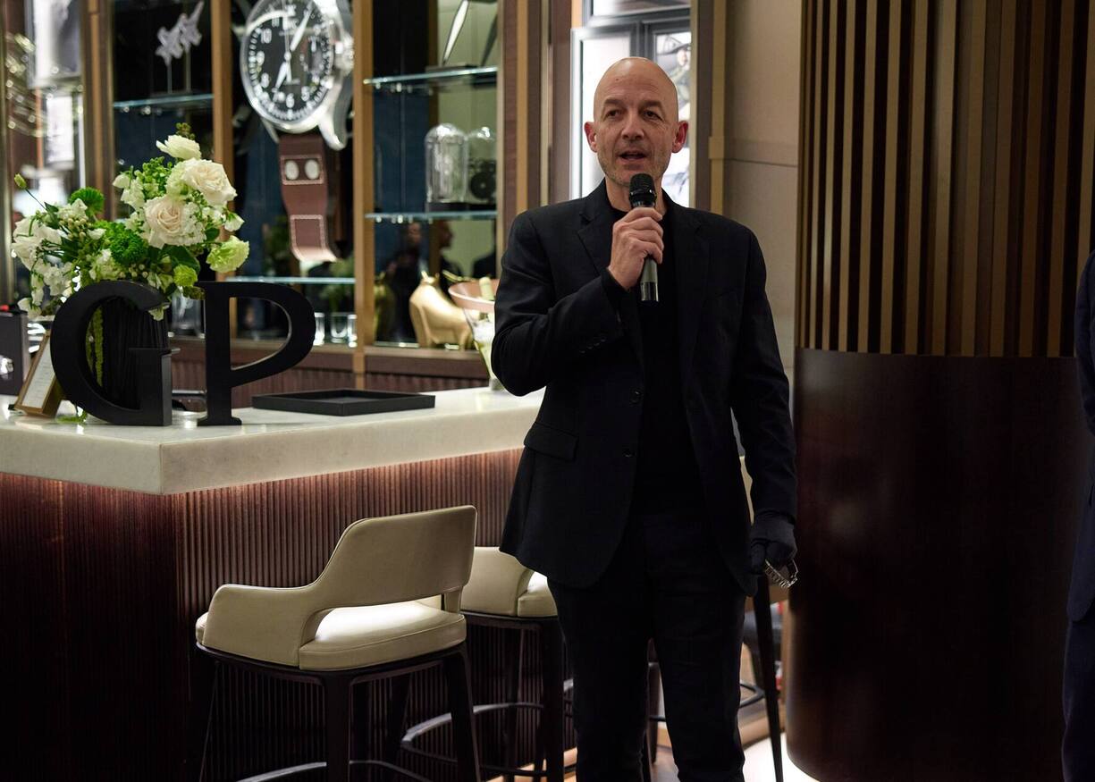 Marc-Michel Amadry bei der Lancierung des neuesten GP-Modells in New York.