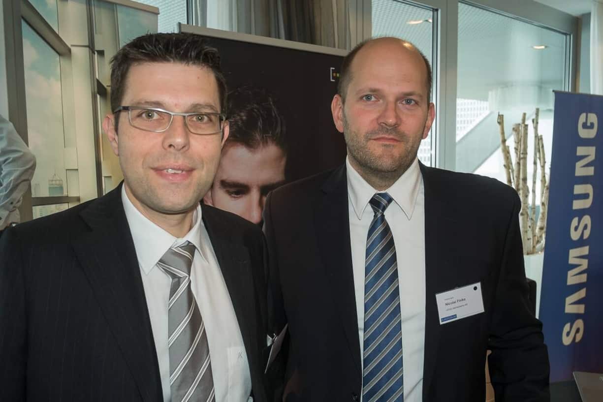 André Lüscher, Innovation Manager, Kaba Management + Consulting AG; Nicolai Finke, Head of Product Manager, Legic Identsystems AG