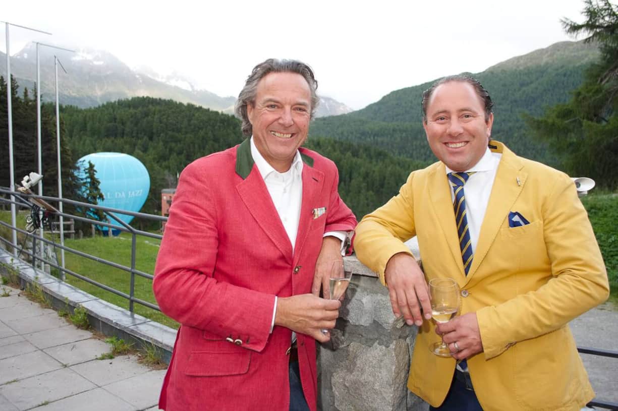 Bunt ist die Welt: Reto Mathys, Koch; Heinz Hunkeler, Direktor Kulm Hotel.
