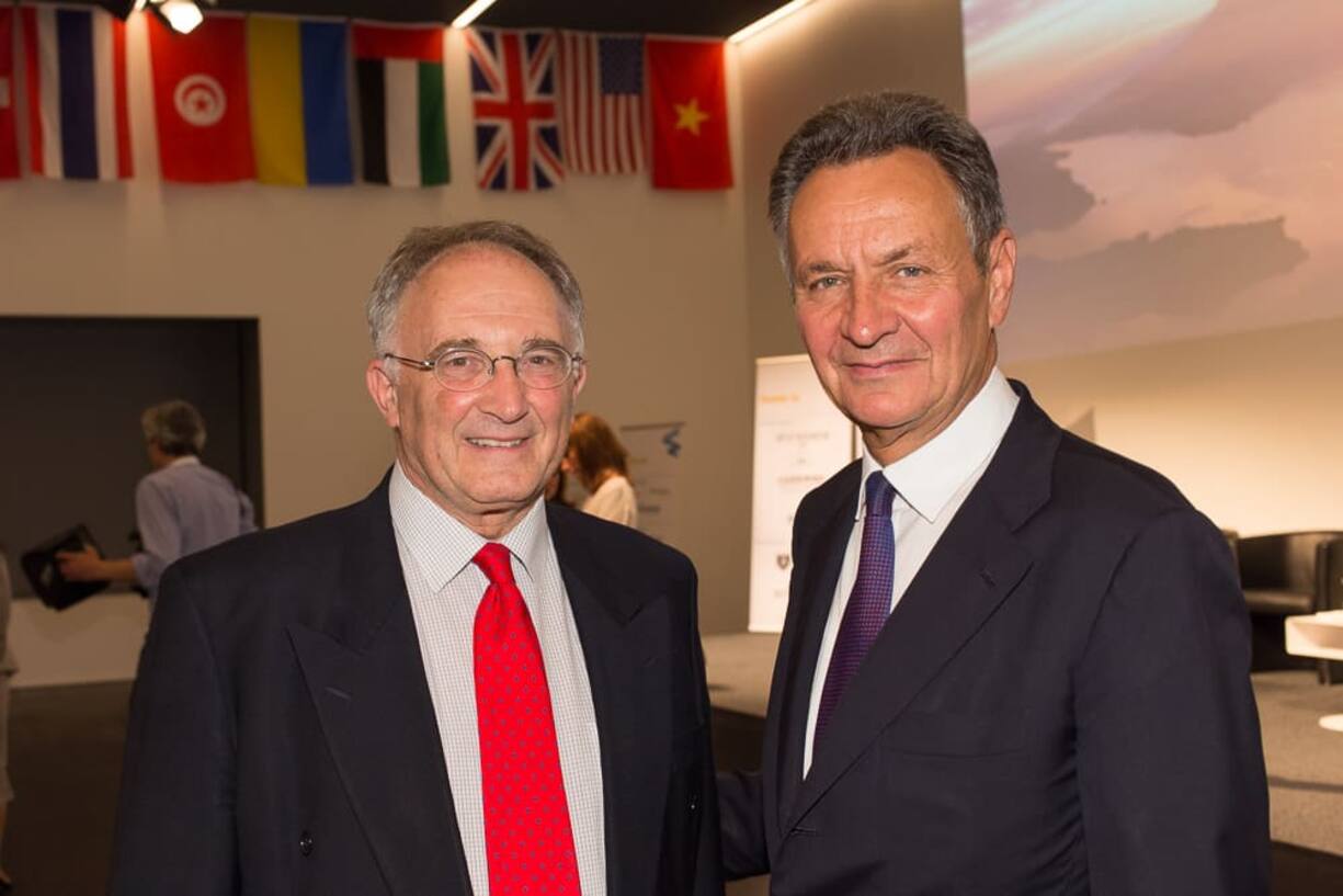 Geoffrey Lipman, President, ICTP; Michael Frenzel, Chairman, WTTC