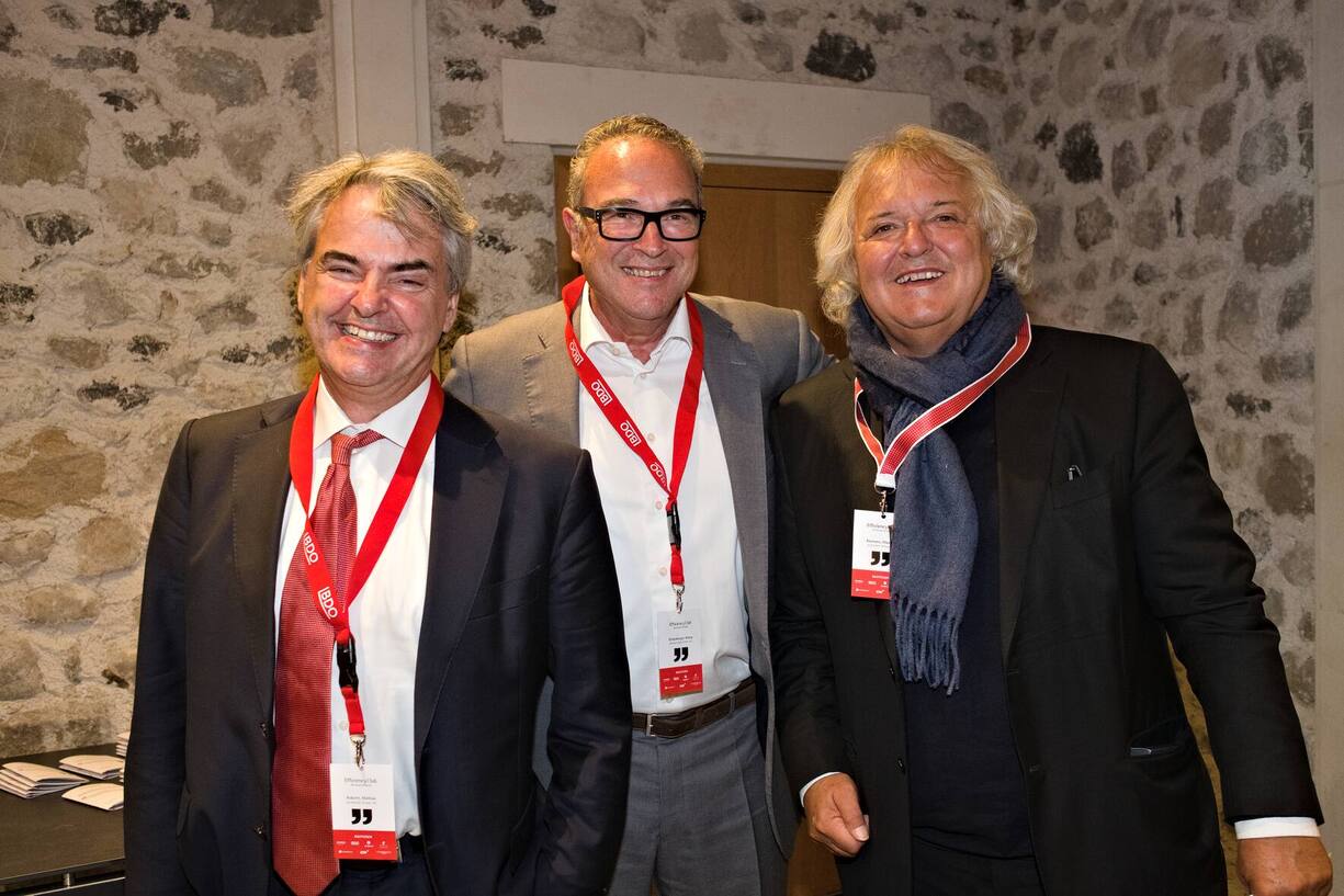 Mathias Ackeret, persönlich Verlags AG; Kenny Eichenberger, Kenny's Auto-Center AG; Manfred Klemann, persönlich Verlags AG