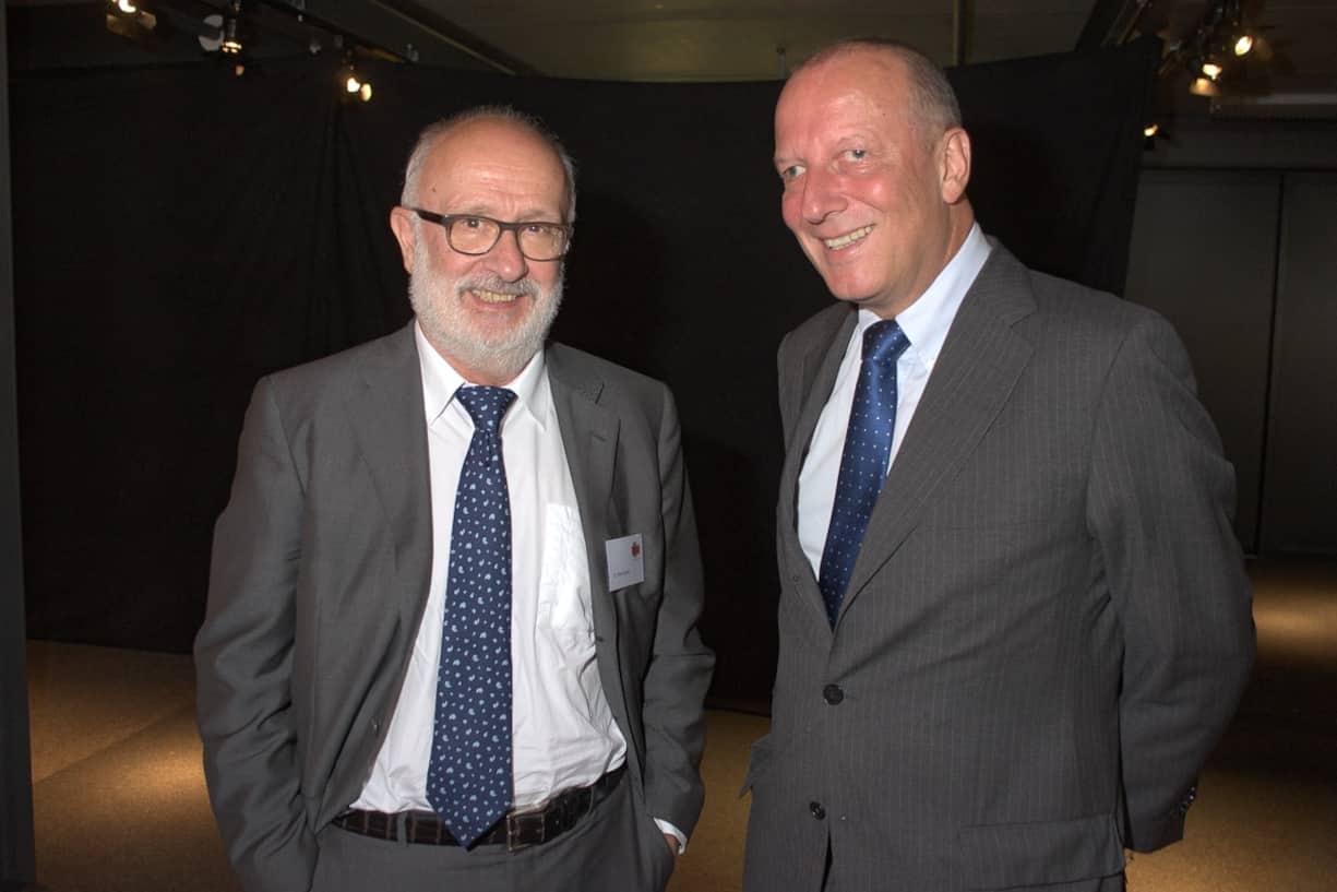Rolf Soiron, VRP, Lonza; Roger de Weck, Generaldirektor, SRG SSR