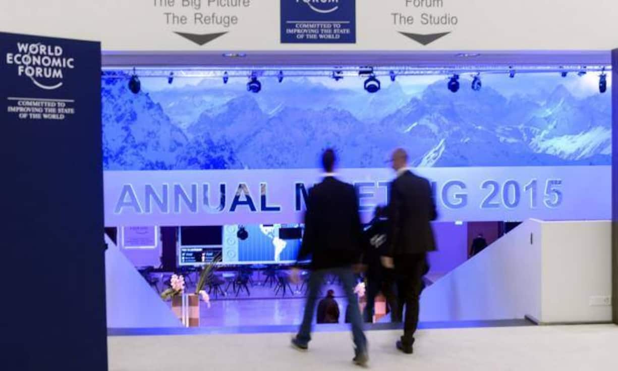 Am Mittwoch 21. Januar 2015 eröffnete das WEF in Davos seine Tore für 2500 illustre Gäste. Zum 45. Mal treffen sich die Grössen aus Politik und Wirtschaft in der Schweiz.Bilder: Keystone