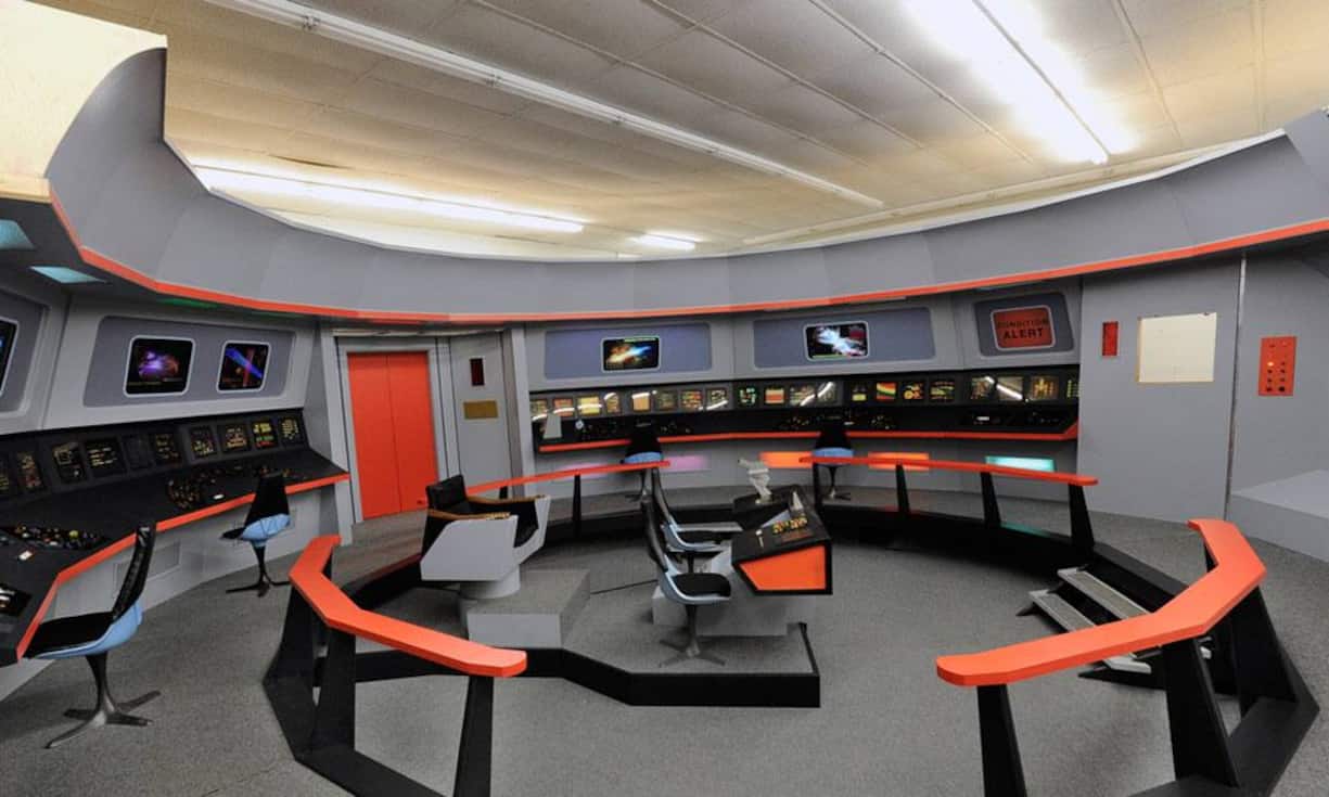 Star Trek: Im Raumschiff Enterprise spielte sich vieles auf der Kommandobrücke ab.