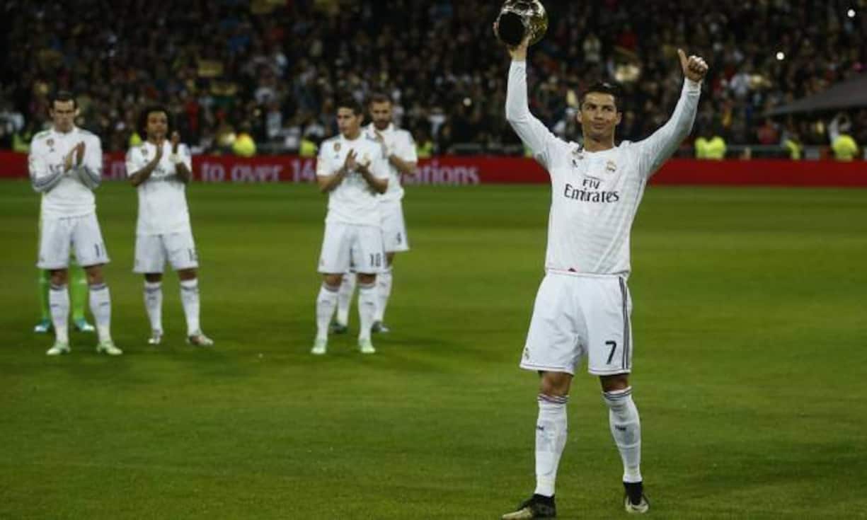 Am meisten Umsatz von allen Fussballclubs hat Real Madrid mit 540 Millionen Euro erzielt. Mit Cristiano Ronaldo – 2014 zum dritten Mal Weltfussballer des Jahres – spielt sich der Fussballverein regelmässig an die Tabellenspitze. Bilder: Keystone