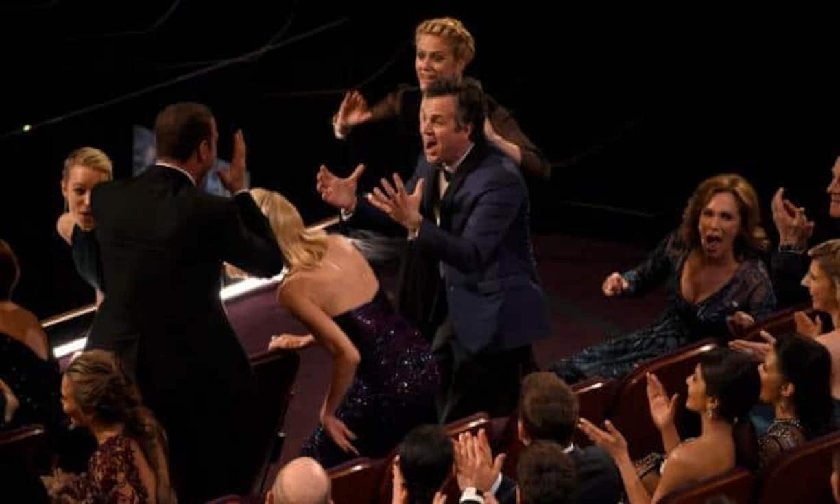 Freude bei der gesamten Crew: Als bester Film ausgezeichnet wurde das Missbrauchsdrama «Spotlight» von Tom McCarthy.