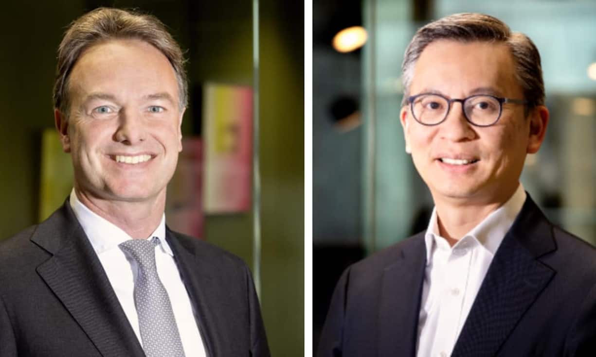 ING: Tanate Phutrakul (r.) und Steven van Rijswijk.