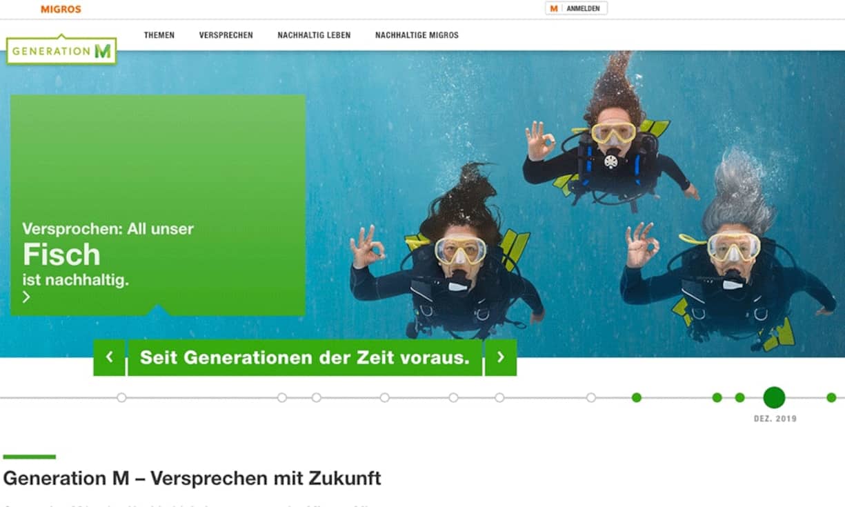 Platz 4: MigrosPunktzahl: 46,9 von 80 (Vorjahr: Platz 1)