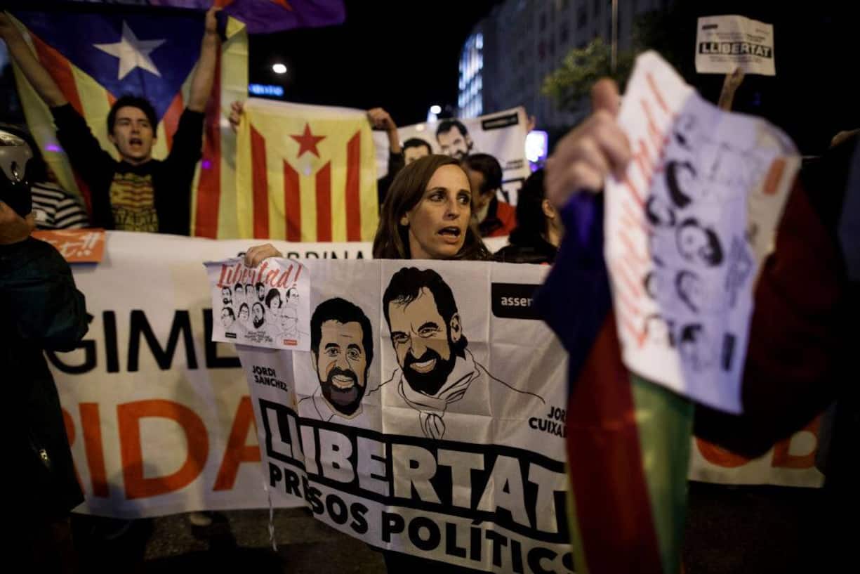 Demonstration in Barcelona