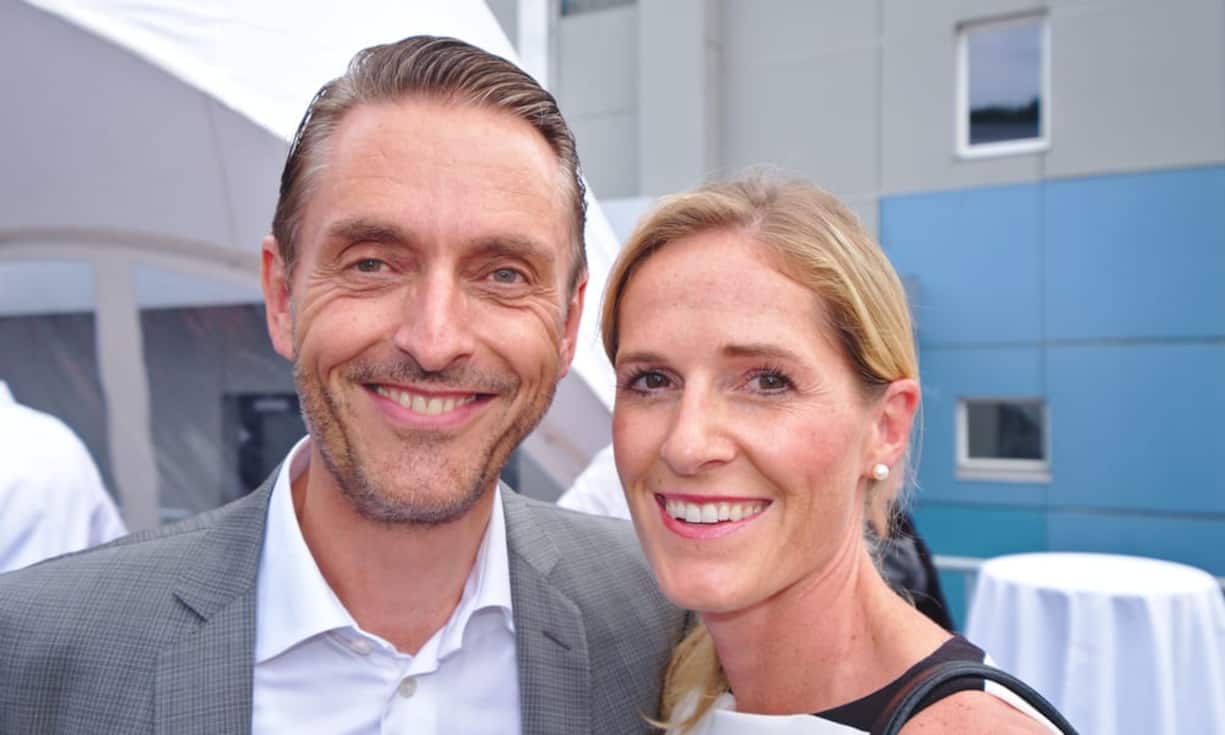 Urs A. Bleisch, CEO, Funk Gruppe;
Béatrice Schönwandt, Inhaberin, Physiotherapiezentrum Bregenz