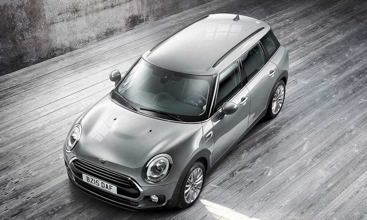 Mini ClubmanDas neuste Modell von Mini, das zur BMW-Gruppe gehört. Der neue Kombi ist deutlich grösser als der Vorgänger.