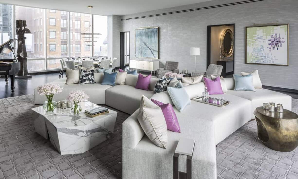 Für 28,5 Millionen Dollar steht das Appartement derzeit zum Verkauf.Marco Ricca/Extell Development