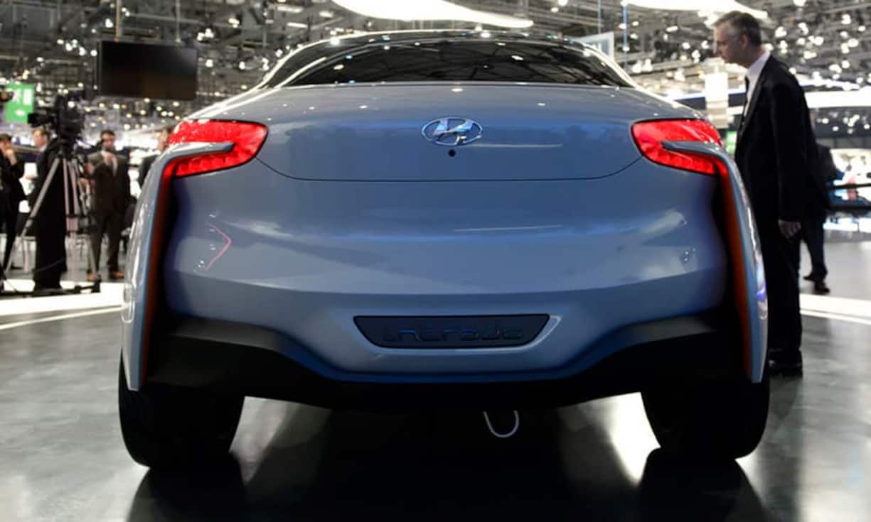 Auch der neue Prototyp von Hyundai ist am Autosalon in Genf zu bewundern.