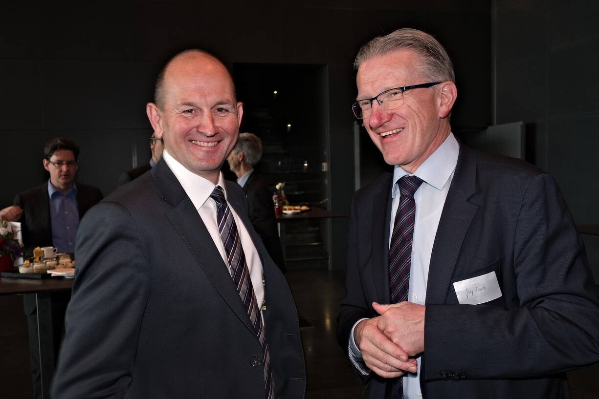 Christof Reichmutĥ, Verwaltungsratspräsident, Reichmuth & Co.; Jürg Staub, CEO, Reichmuth & Co.