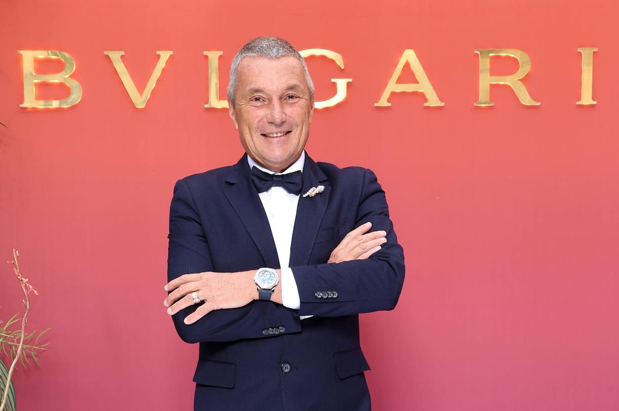 PARIS, FRANCE - JUNE 06: Bvlgari CEO Jean-Christophe Babin attends the BVLGARI EDEN THE GARDEN OF WONDERS on June 06, 2022 in Paris, France. (Photo by Daniele Venturelli/Getty Images for Bvlgari)