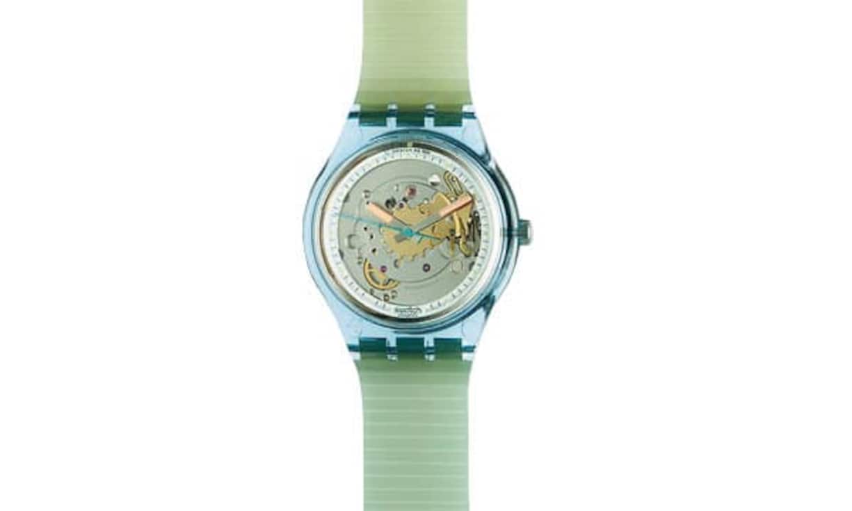 1991: Swatch Automatik, hier Blue Matic.