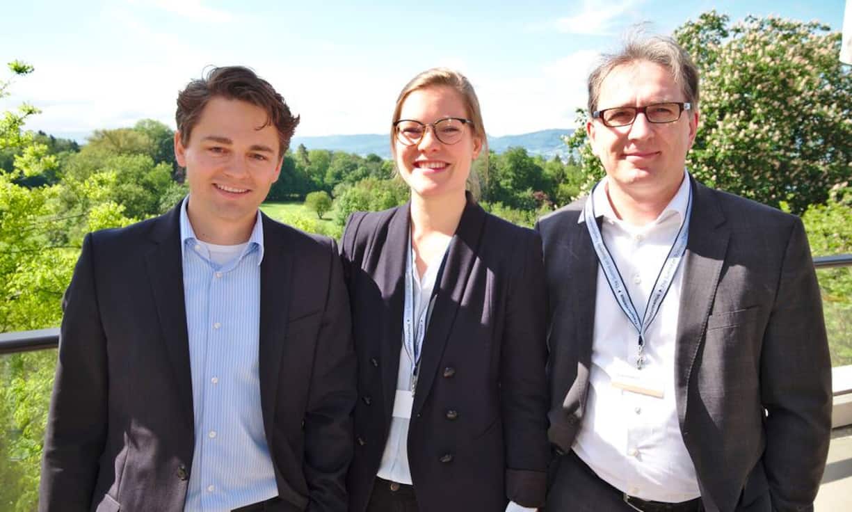 Roman Sauer, Wissenschaftlicher Mitarbeiter, Uni St. Gallen;
Katharina Erdmann, Consultant, BMI Lab AG;
Jürgen Bretfeld, Managing Director, Ebcot GmbH
Bilder:Markus Senn