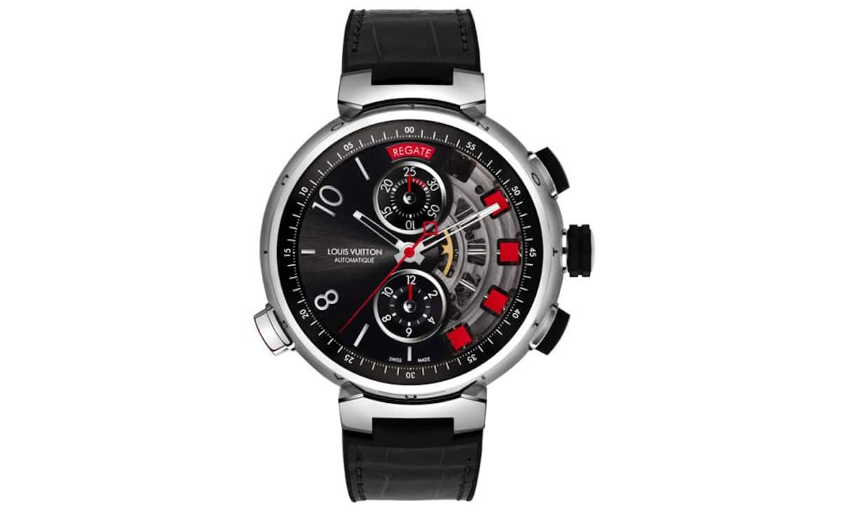 Louis Vuitton Tambour Spin Time Regatta Titanium; Preis: 28'500 Franken.Bilder: PR