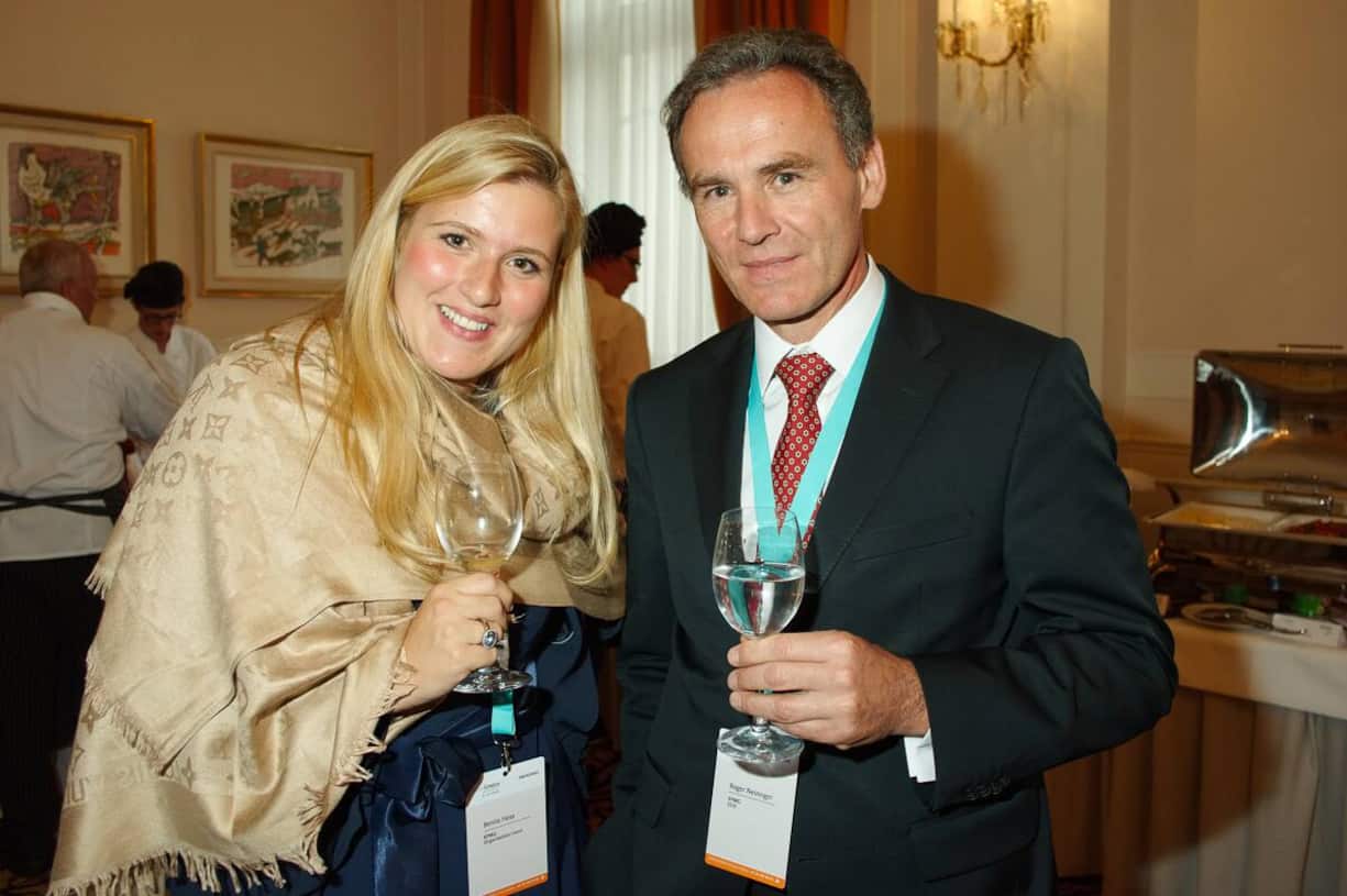 Benita Hess, Organisation Event, KPMG;  Roger Neininger, CEO, KPMG.