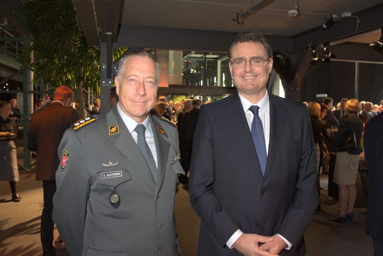 André Blattmann, Korpskommandant, Chef der Armee; Thomas J. Jordan Präsident des Direktoriums, Schweizerische Nationalbank
