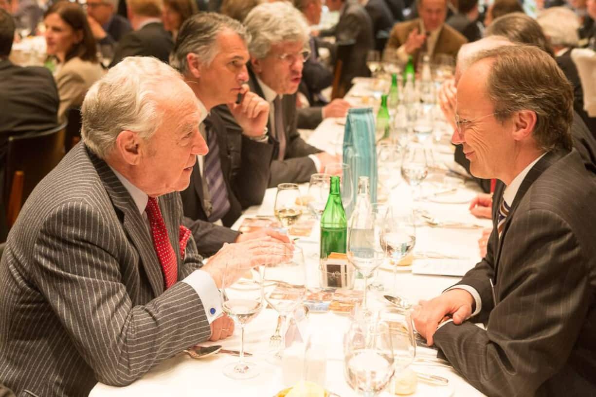 Rainer E. Gut, Honorary Chairman, Credit Suisse Group AG; Markus R. Neuhaus, Chairman Board of Directors, Pricewaterhousecoopers AG