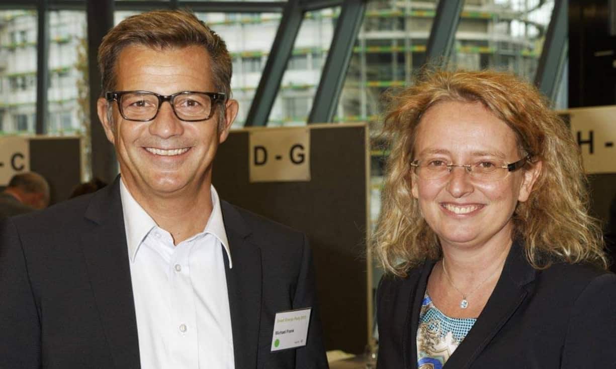 v.l.n.r. Michael Frank; Direktor Verbands Schweizerischer Elektrizitätsunternehmen, Daniela Decurtins; Geschäftsführerin/Direktorin - Verbands der Schweizerischen Gasindustrie (VSG)