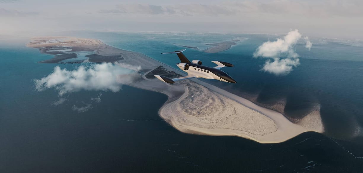 Schnittig: So wie in dieser Visualisierung könnte der Wasserstoffjet von Beyond Aero einmal aussehen.