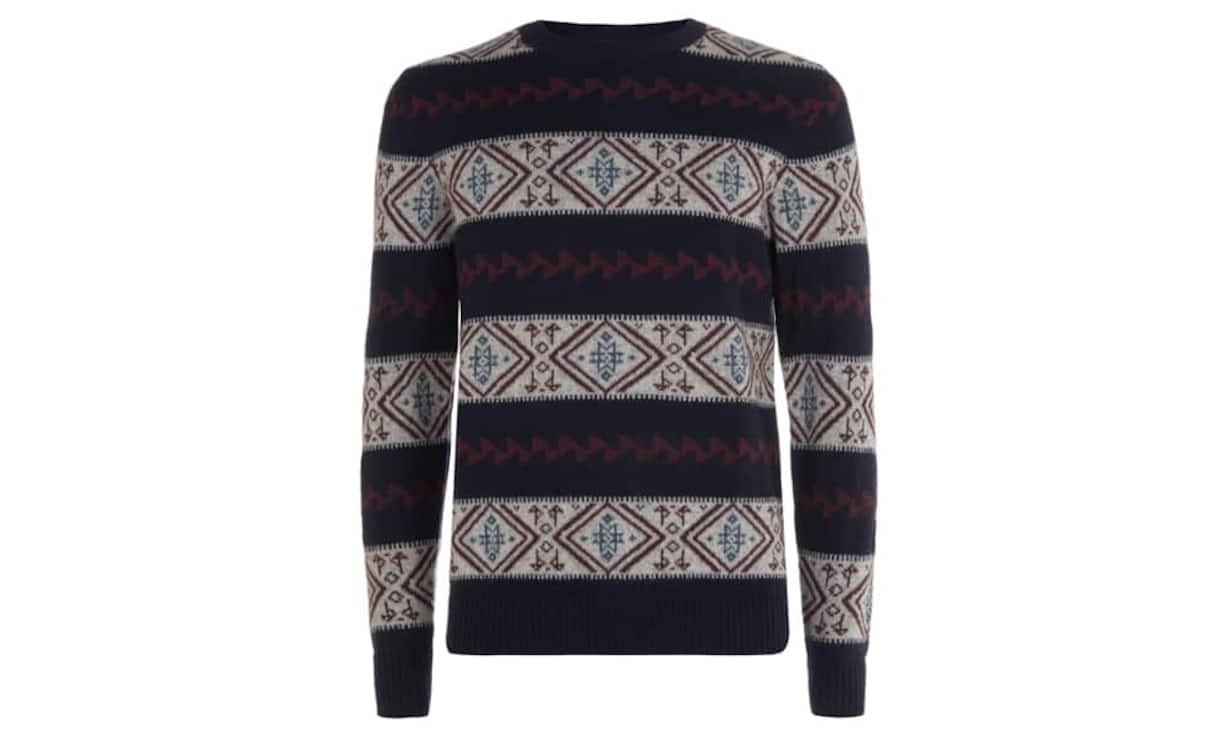 Abwechslungsreich: Levis
Dieser Pullover mit dem O-Ausschnitt ist aus Wolle und punktet mit seinem Muster- und Farbenmix. Preis 99.90 Franken