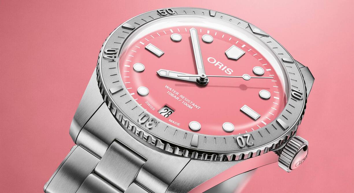 Oris Divers Sixty Five Cotton Candy 2350 Franken