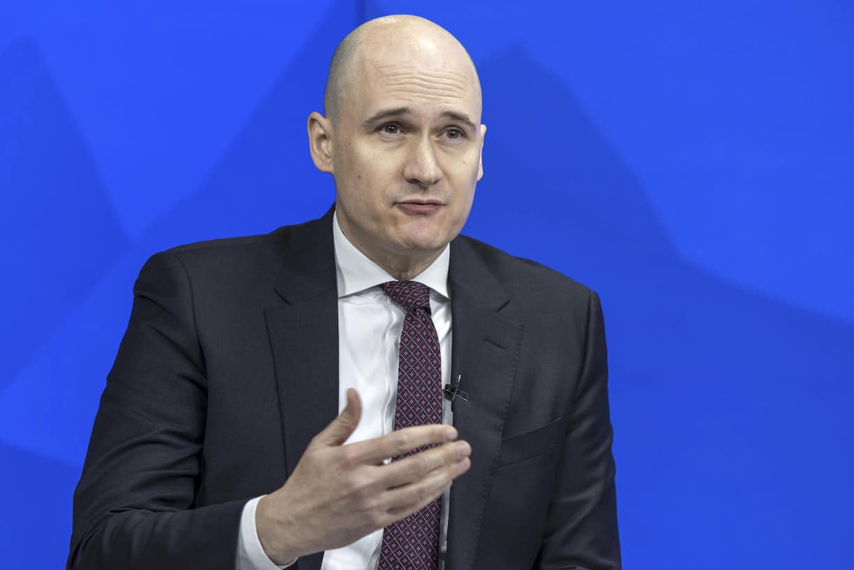 Mitglieder der sechsköpfigen WEF-Geschäftsführung: Mirek Dusek (l.), ...