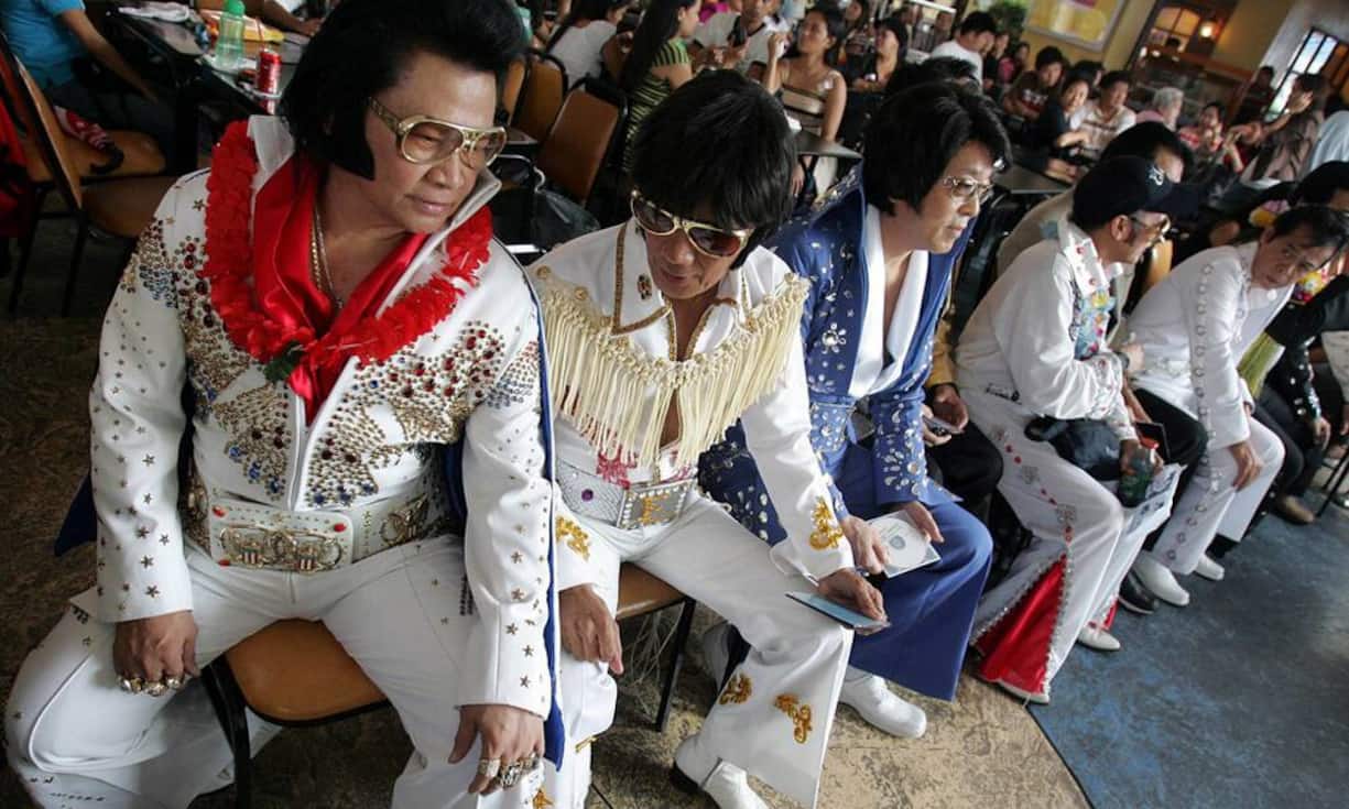 Der Elvis-Kult ist nach wie vor ungebrochen, Anhänger des Kings gibt es rund um den Globus. Auch auf den Philippinen treffen sich regelmässig Elvis-Imitatoren.