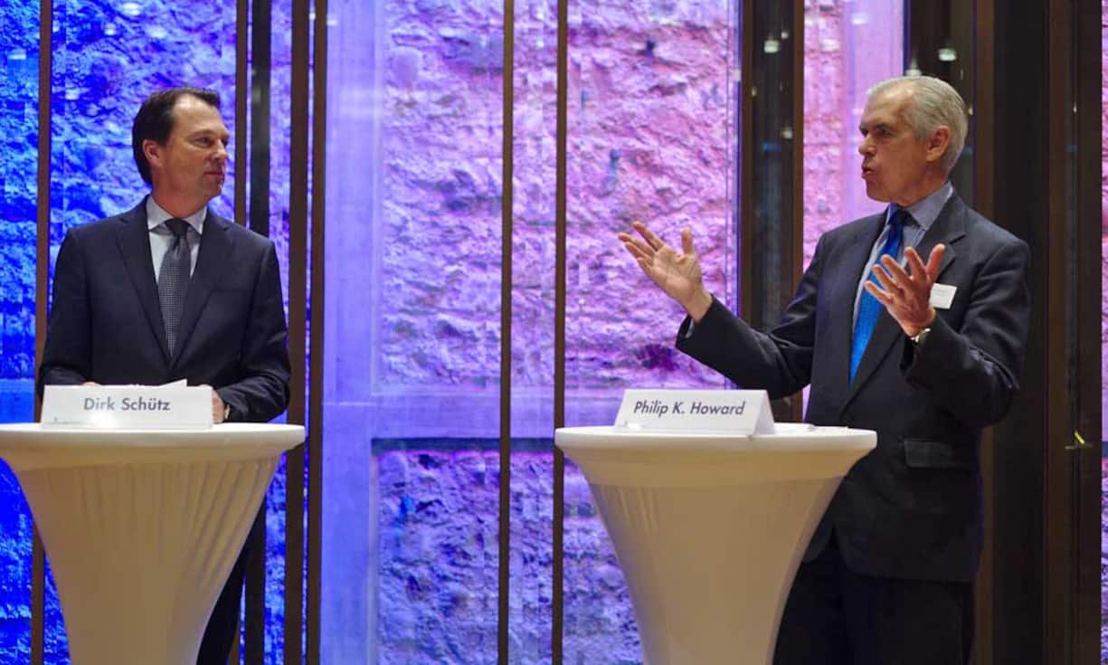 Dirk Schütz, Chefredaktor, BILANZ
Philip K. Howard, Senior Counsel, Covington & Burling LLP