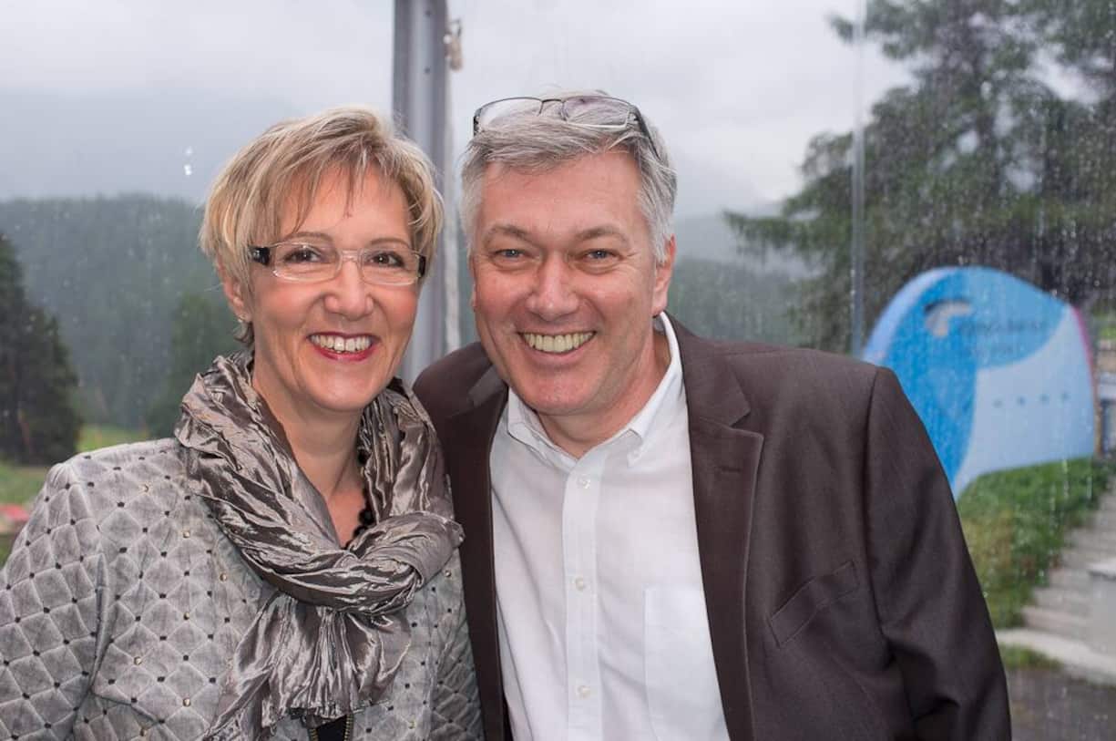 Susanne Amacker; Hans Amacker, Direktor Rhätische Bahn