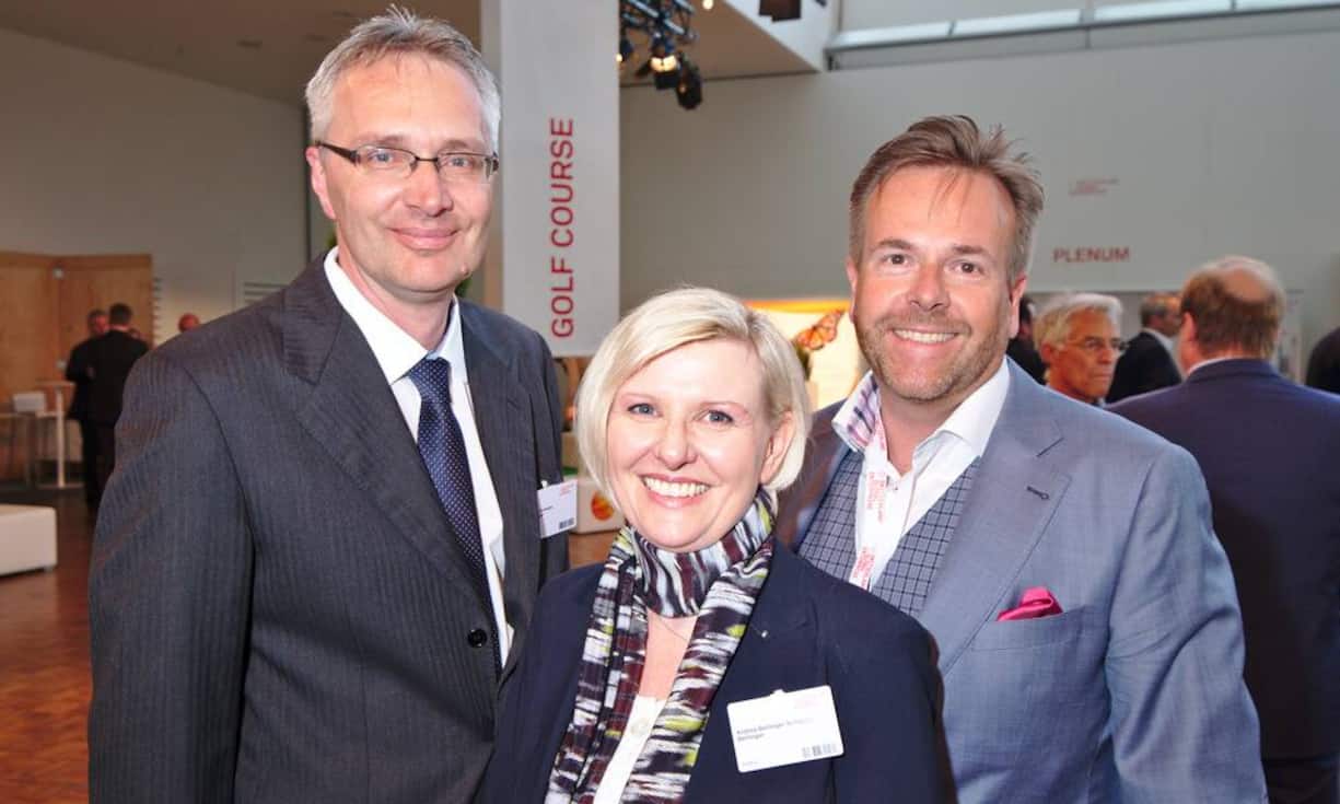 Daniel Schwyter-Berlinger, CEO, Berlinger & Co. AG;
Andrea Berlinger Schwyter, CEP & President, Berlinger & Co. AG;
Christoph Peter, Head of Export Development, S-GE